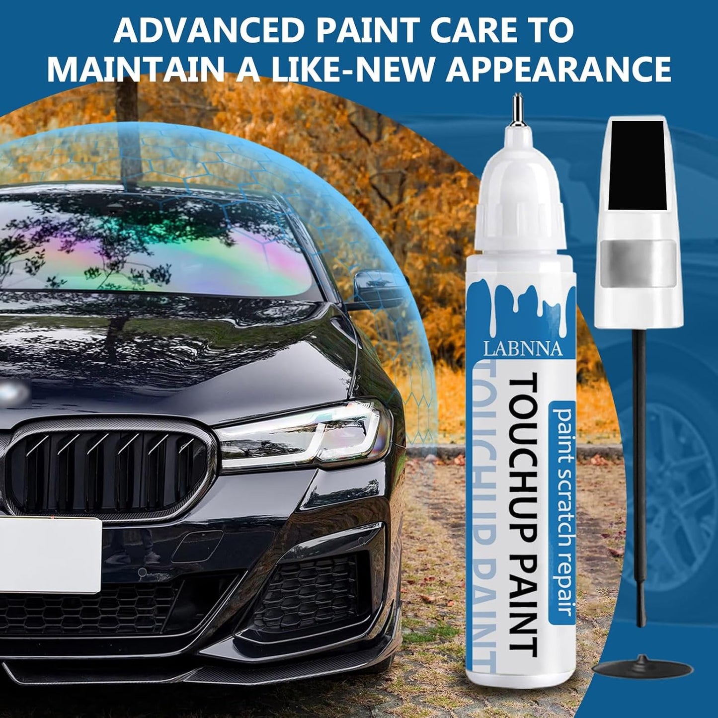 Sapphire Blue Pearl(WCH) Touch Up Paint for Subaru-Exact Match 2 in 1 touchup Paint Pen for Chips and Nicks Repair Car Paint Scratch Repair Kit
