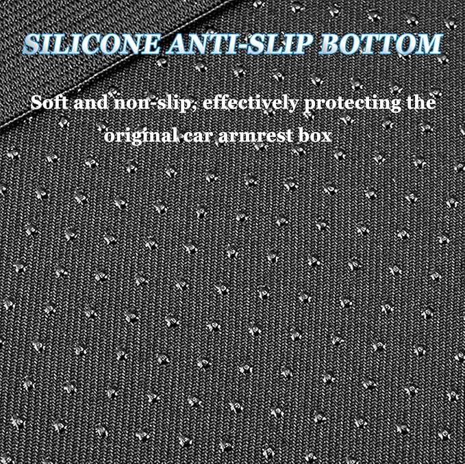 Car Center Console Armrest Pad for Subaru Forester SJ 4.Gen 2013 2014 2015 2016 2017 2018 2019, Water Resistant Armrest Cushion Cover Anti-Slip Bottom Console Protection,C Brown