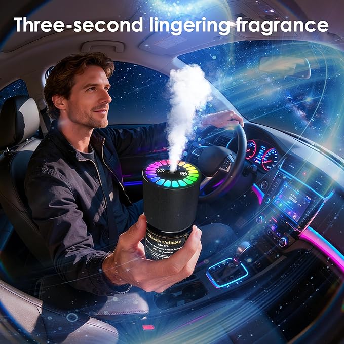 Car Air Freshener Refill — French-Inspired Fragrance for a Healthier Driving Experience(Cologne)
