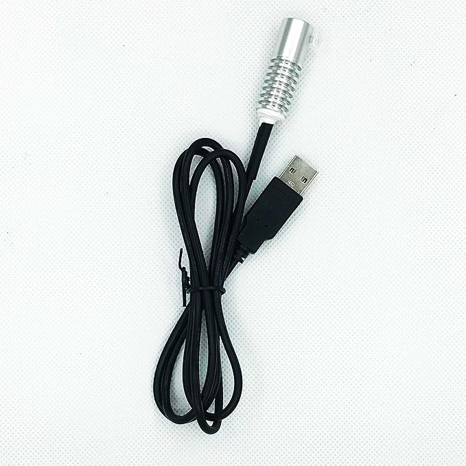 Side Glow Fiber Optic USB Light Source Illuminator Fiber lamp Light Source Guide Fiber LED Light Source 5V Fiber Small Light Source(Automatic Color Change, 8mm)