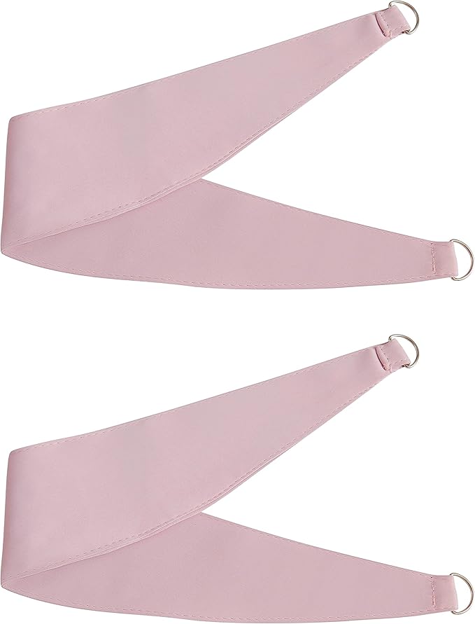 Bujasso Pink Blackout Curtains with Sheer Overlay Mix and Match Double Layer 80% Room Darkening Window Treatment Set for Girls Bedroom Living Room Pink Drapes with Tiebacks Grommet Top 54" Wx95 Lx2