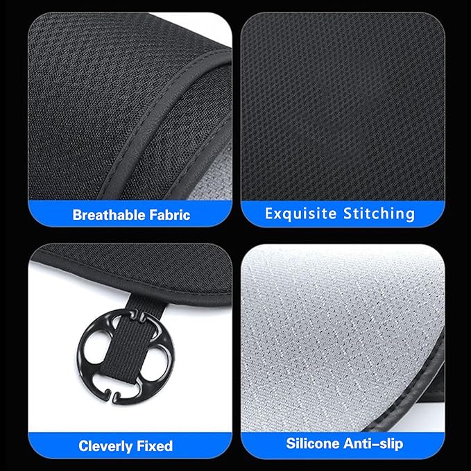 Rear Car Seat Cover for Tesla Model 3 2017-2024 2025 Highland Four Seasons Universal Protector Pad Mat Interior Decoration Accessories (Without Logo)