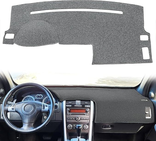 Yiz Dash Cover Mat Custom Fit for Chevrolet Chevy Equinox/Pontiac Torrent Dashboard Cover Pad Cap Carpet Potector J287 (Dark Gray)