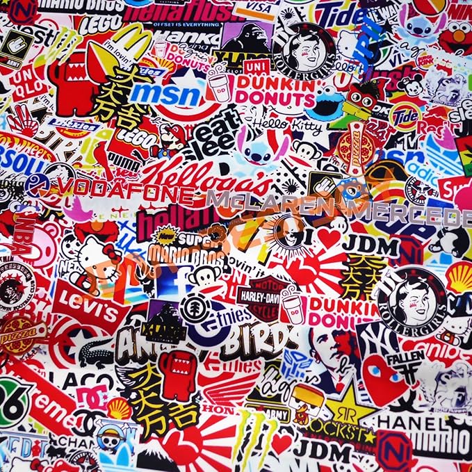 Free Tool Kit EZAUTOWRAP ES Bomber Hellaflush Anime Cartoon Car Vinyl Wrap Sticker Decal Air Release - 36"X60" (3FT X 5FT)