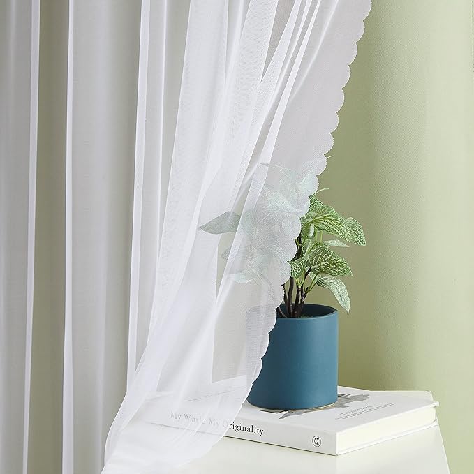 Bujasso Sage Green Blackout Curtains with Sheer Overlay Mix and Match Double Layer Thermal Insulated Window Panels 95 inch for Living Room Bedroom Green Drapes with Tiebacks Grommet Top 54" Wx95 Lx2